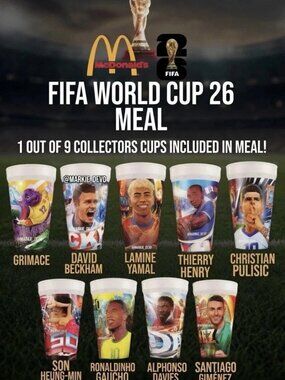 FIFA McDonald's Souvenir Cups